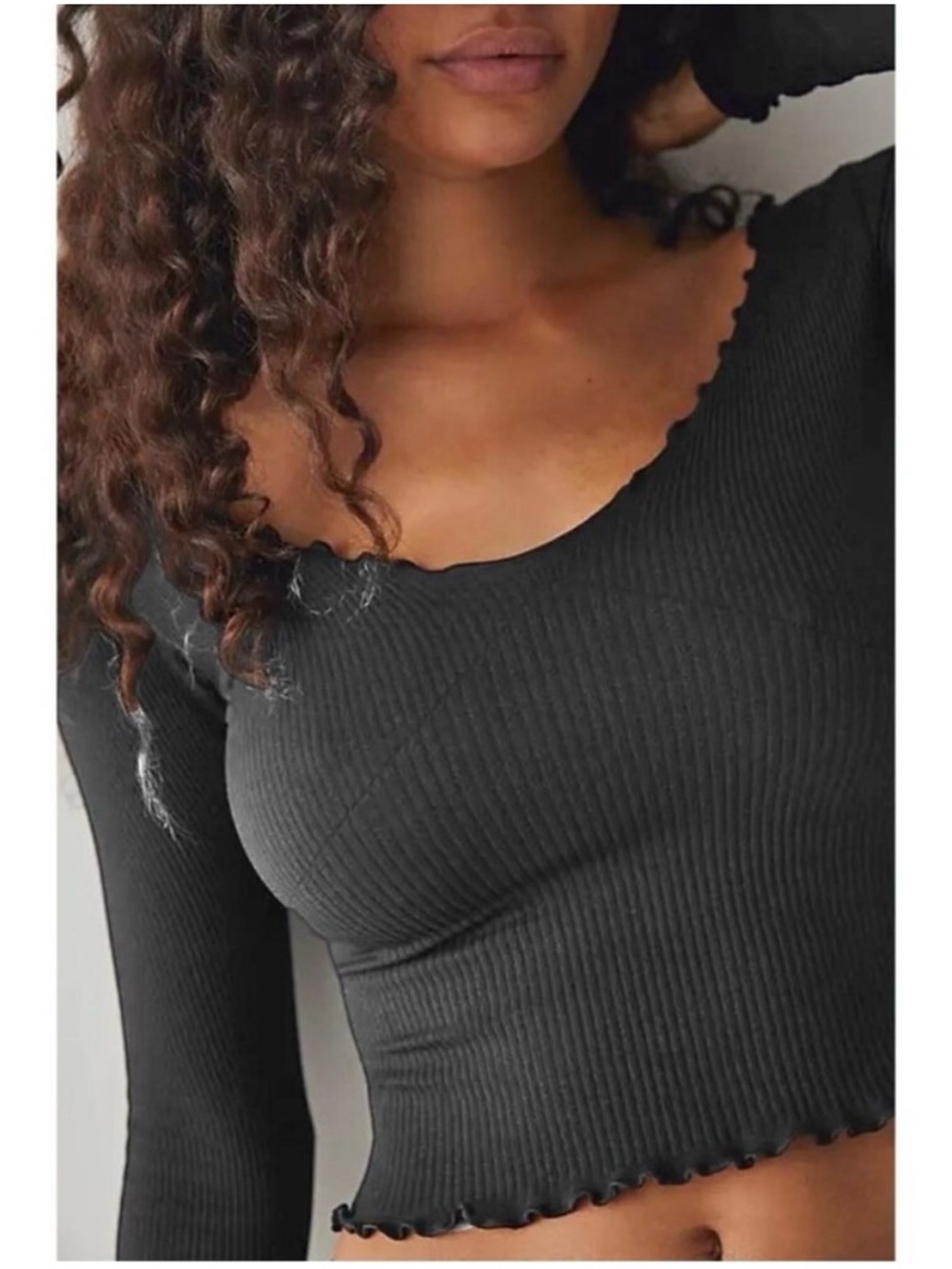 Free People Intimately Easy to Love Seamless Long Sleeve Top